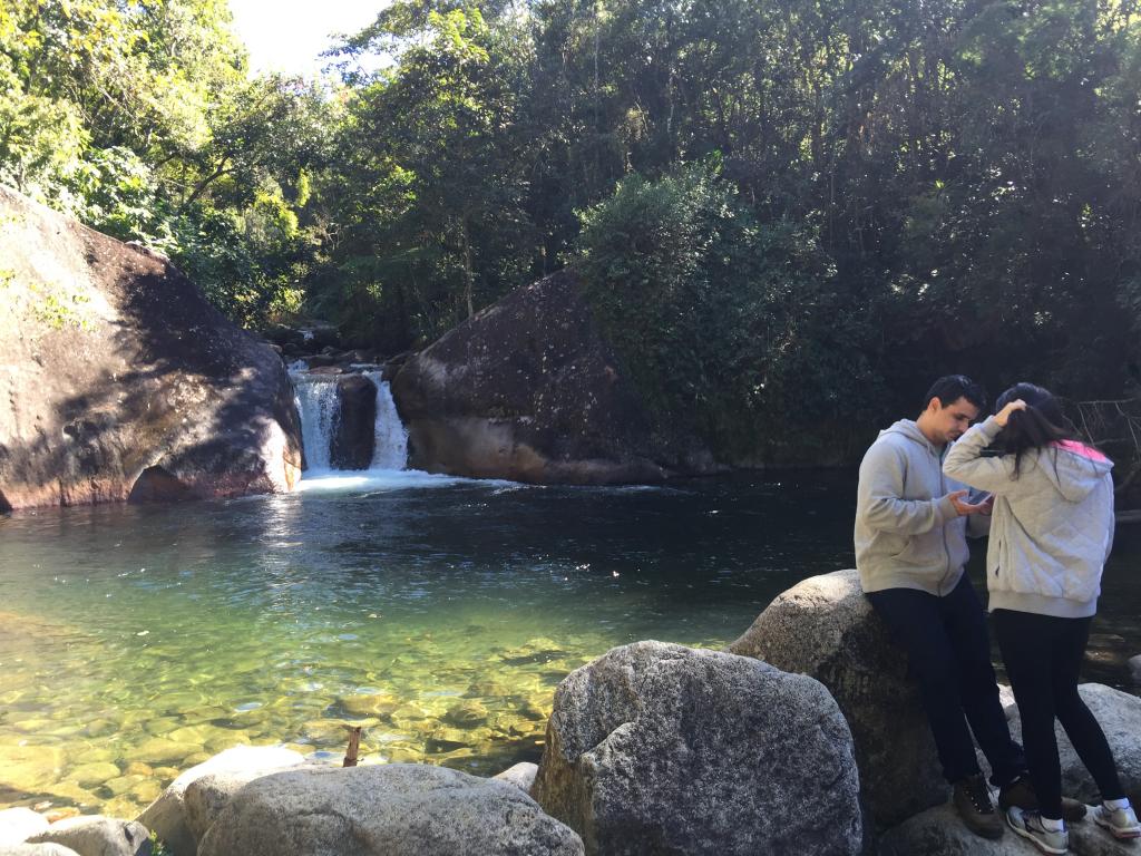 Piscina Natural da cachoeira Poção da Maromba