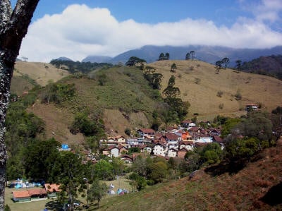 Vista panorâmica da vila da Maromba