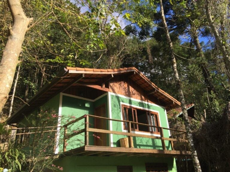 Chalé da Pousada Jardim das Águas em Visconde de Mauá