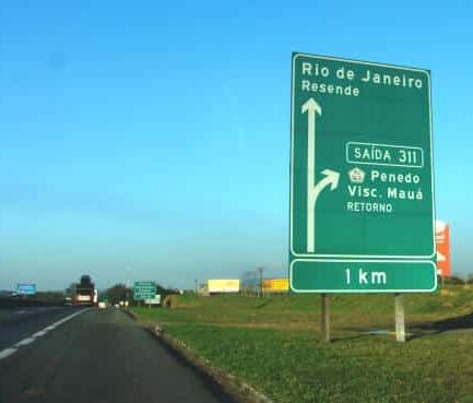 Rodovia Dutra km 311 em como chegar em Visconde de Maua