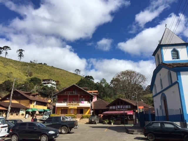 Igreja da praça da Maromba em Visconde de Maua RJ