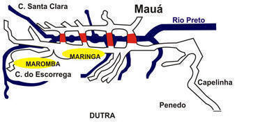 Mapa de Visconde de Mauá