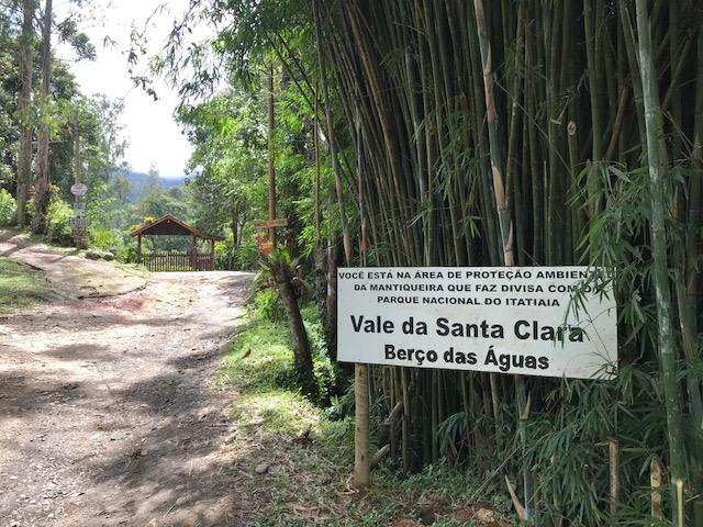 Entrada para o vale da Santa Clara