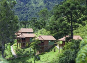 Chalés isolado no alto da colina em Visconde de Mauá