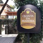 Placa do Restaurante Maresias em Visconde de Maua