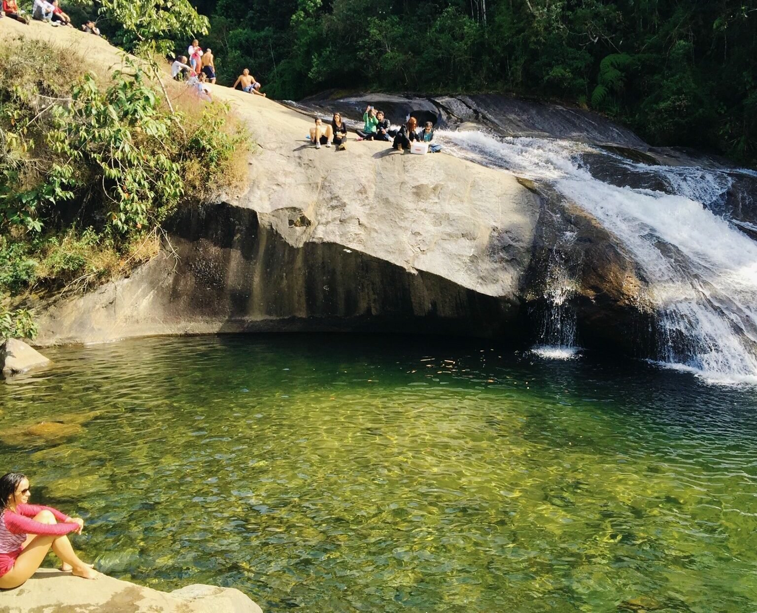 Cachoeira Do Escorrega Em Visconde De Mauá Cachoeira Do Escorrega Em Visconde De Mauá