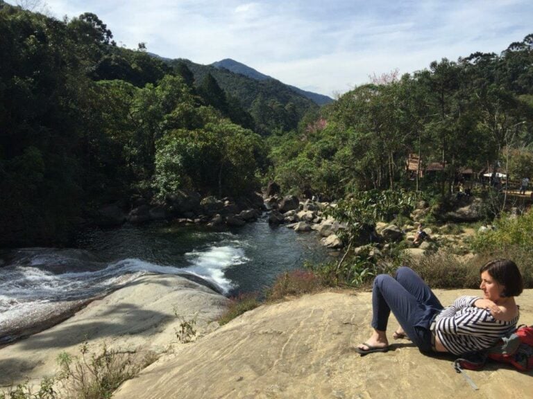 Vista panorâmica da Serra Da Mantiqueira no Escorrega ,