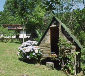 Cabana da Maromba em madeira em Visconde de Maua