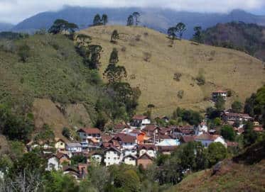 Vista panoramica da vila da Maromba