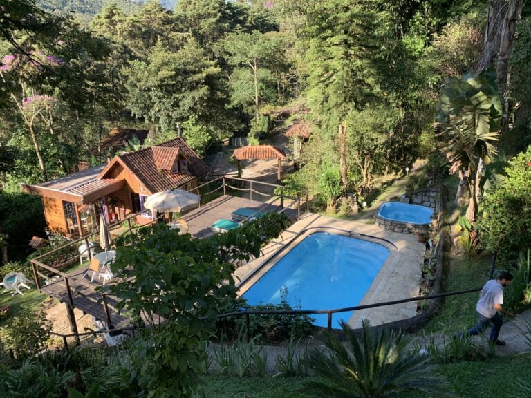 Piscina da Pousada Moria em Visconde de Maua, RJ